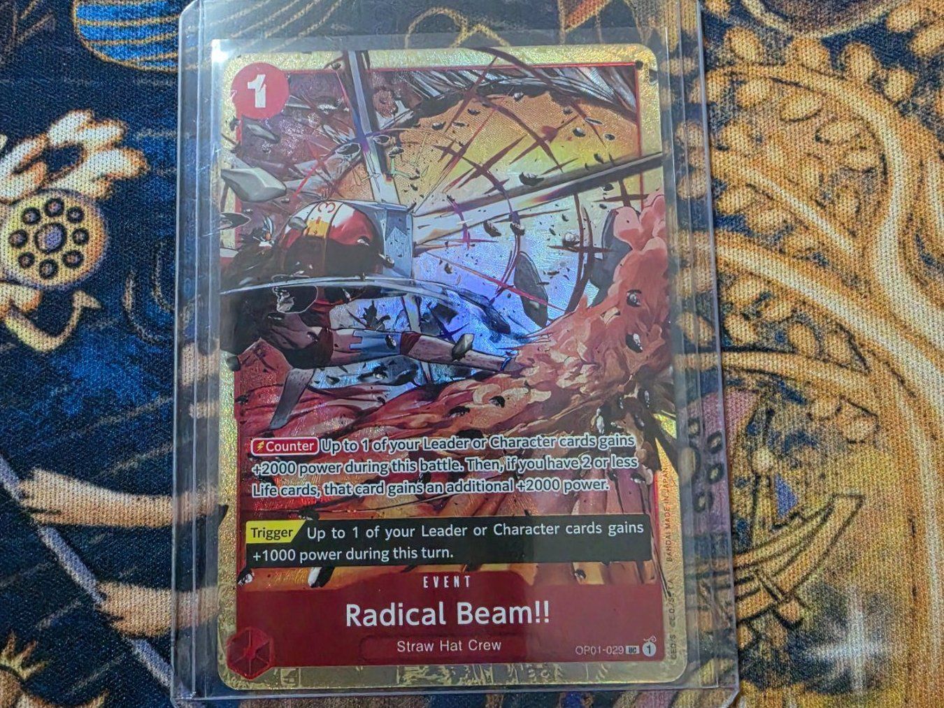 Bandai Cartes à collectionner: One Piece Radical Beam OP01-029 – D'occasion à Genestrerio par AM_98