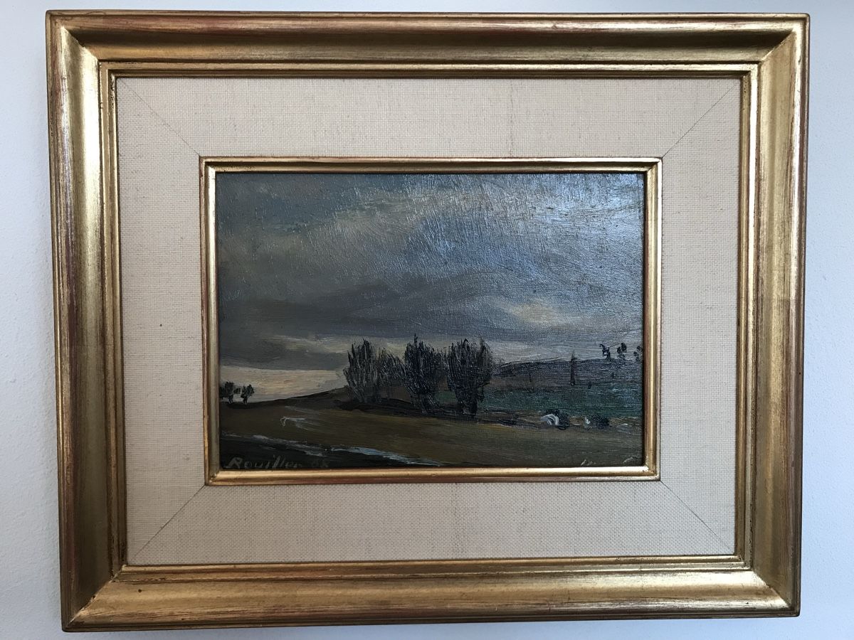 Dipinti: Armand Henri Rouiller paysage de compagne – Usato da Villeneuve VD venduto da sim_q5hp 2