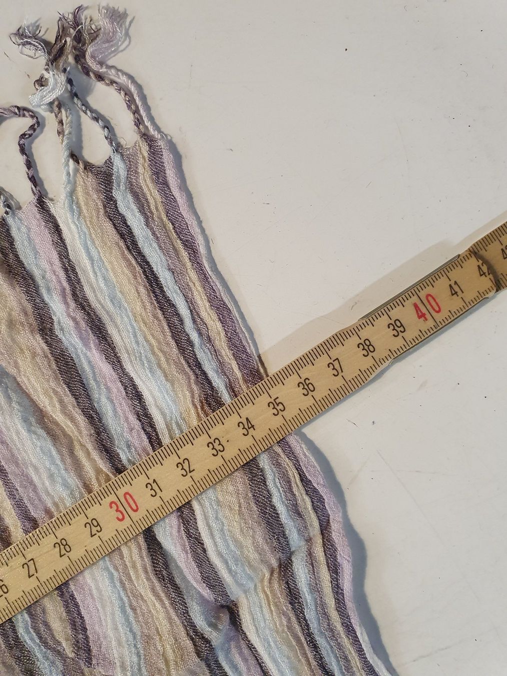 Foulard & Sciarpe: Baumwollschaal gestreift 160 x 35 – Usato da Zürich venduto da loosebone 2