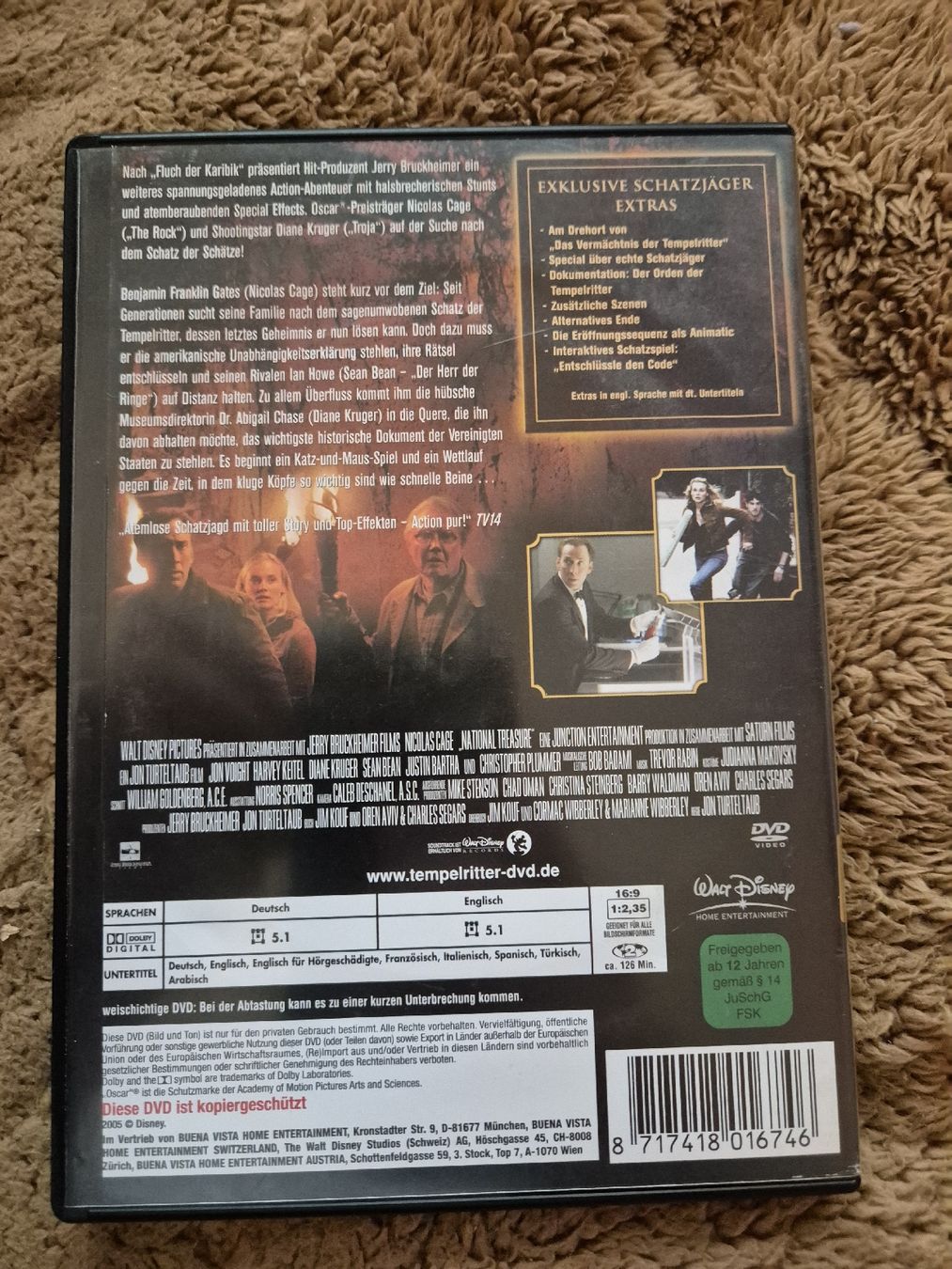 Tutti i DVDs: DVD Das Vermächtnis der Tempelritter – Usato da Elsau venduto da 1995staub 1