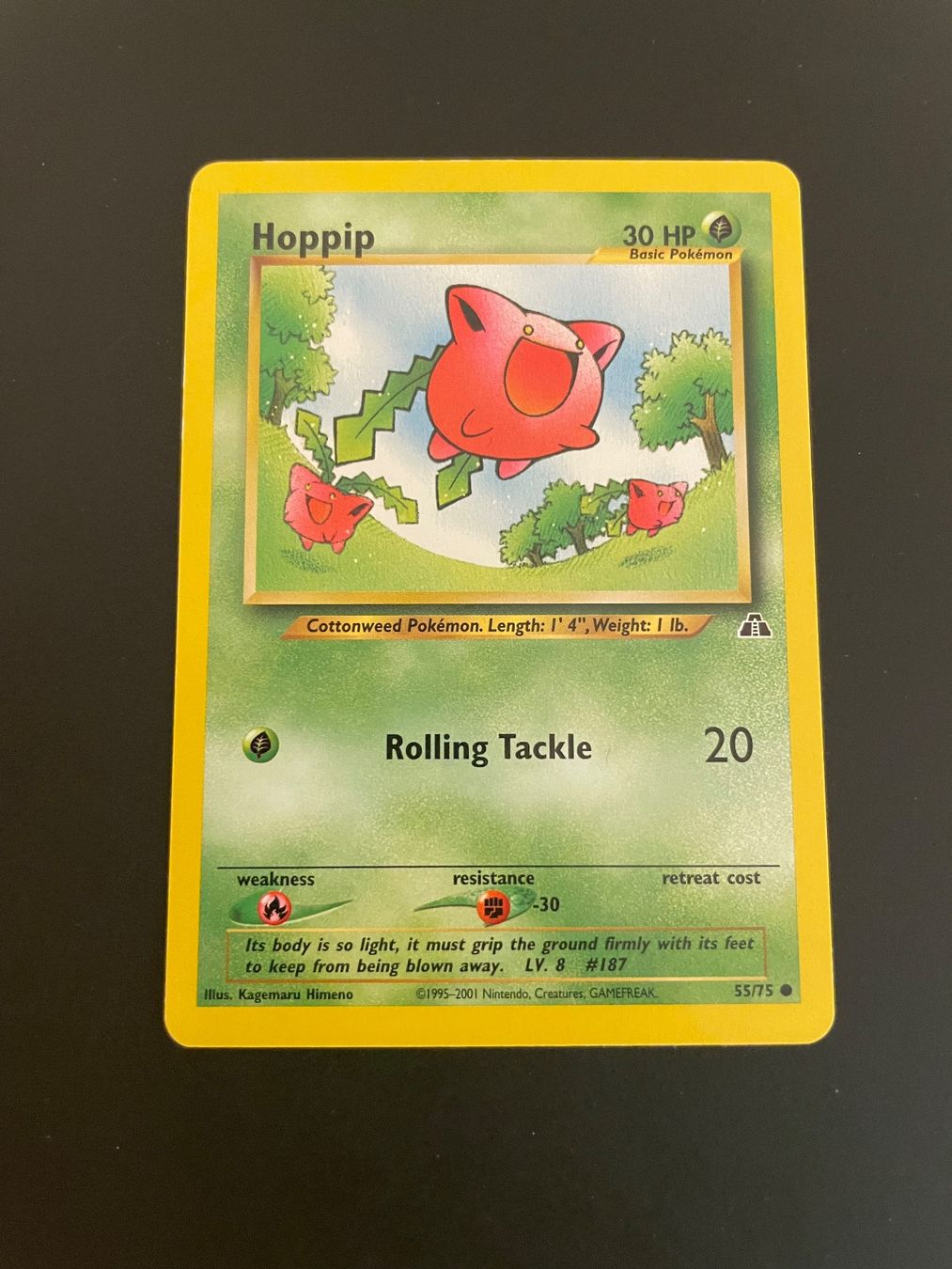 Pokémon Carte collezionabili: HOPPIP 55/75 Neo Discovery – Usato da Zürich venduto da pokemon_cards