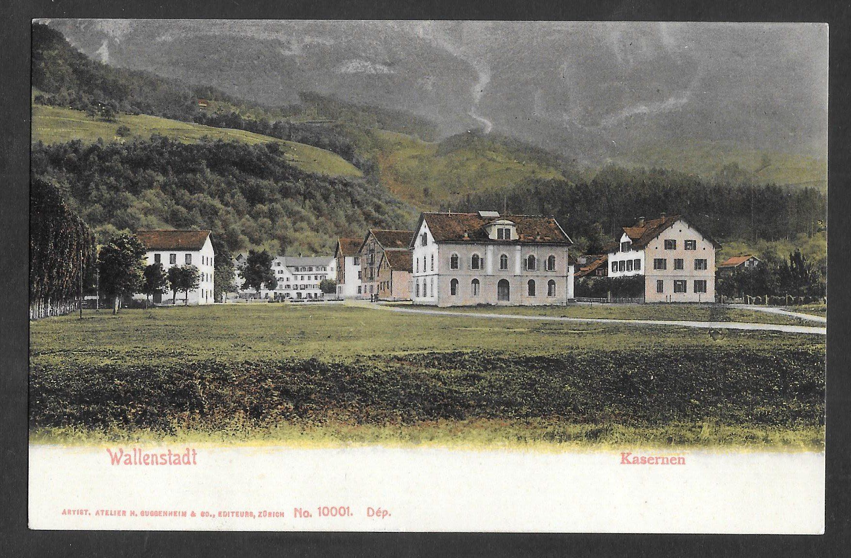 Cartoline postali: Walenstadt Kasernen – Usato da Olten venduto da clotaldi