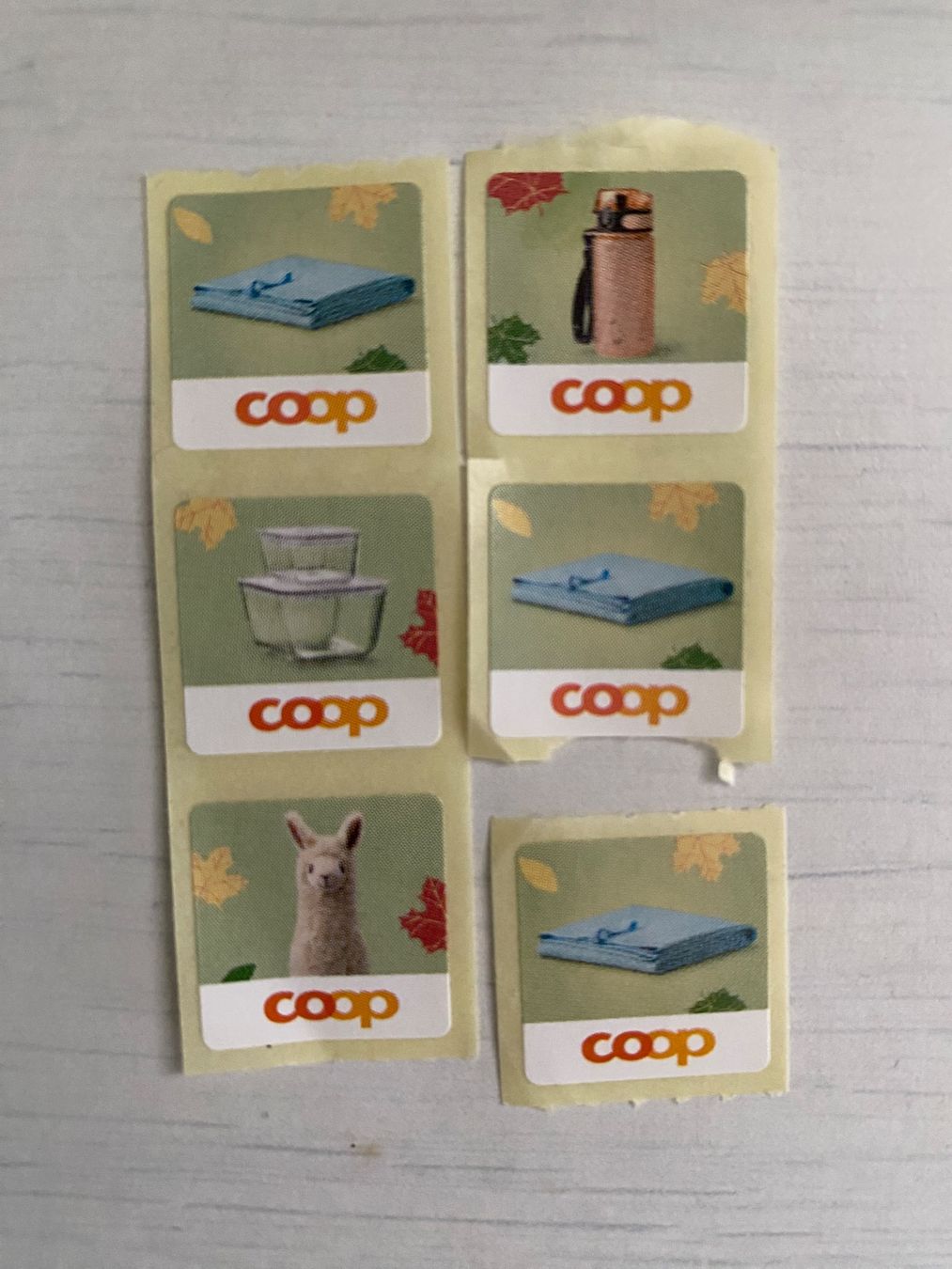 Coop Raccolte di bollini & punti: 6 points collection Coop opération fidélité – Nuovo (secondo la descrizione) da Lignières venduto da The_assistant