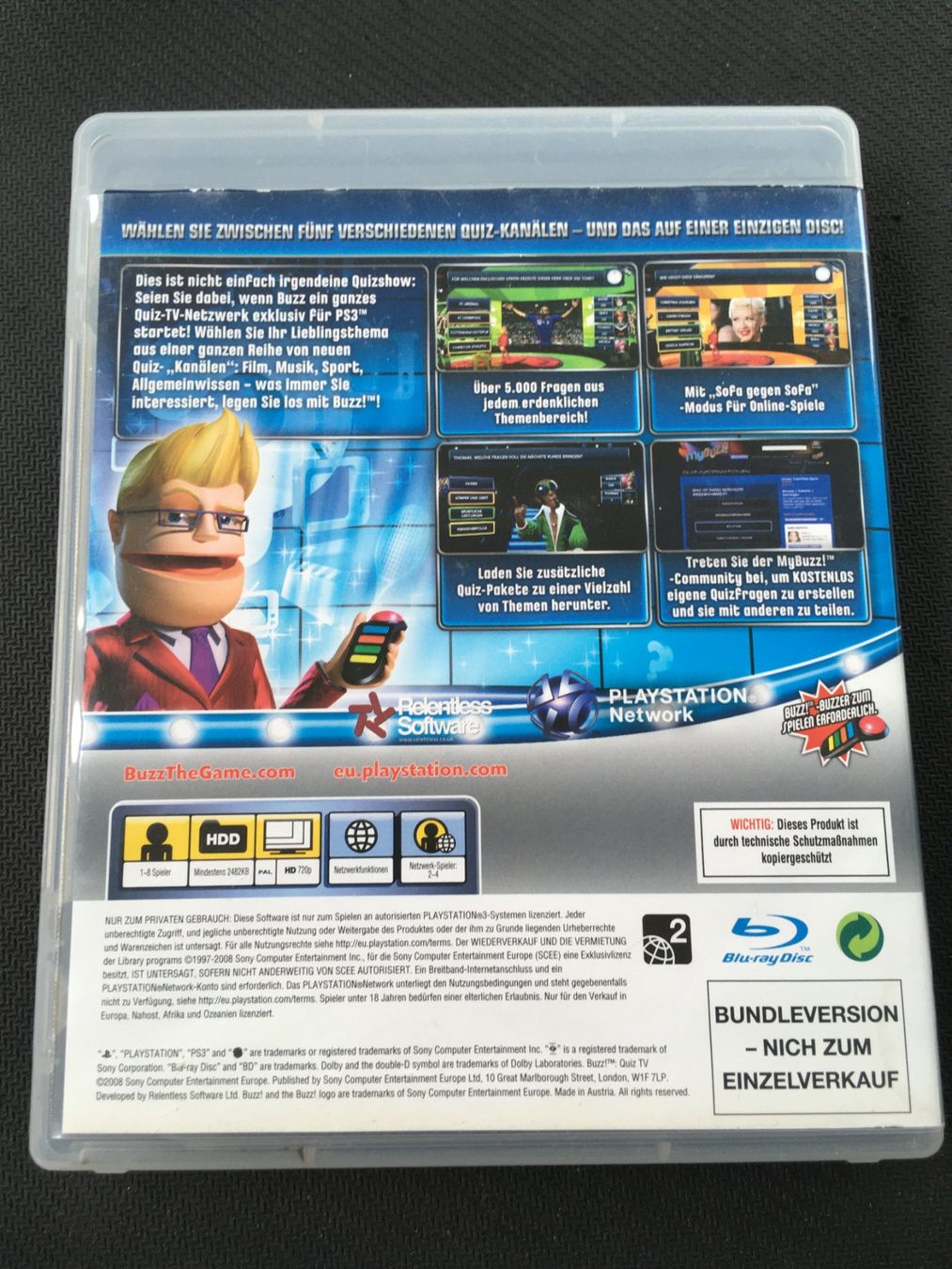 Sony Giochi: Buzz! Quiz TV - PS3 – Usato da St.Gallen venduto da MedienJoe 1