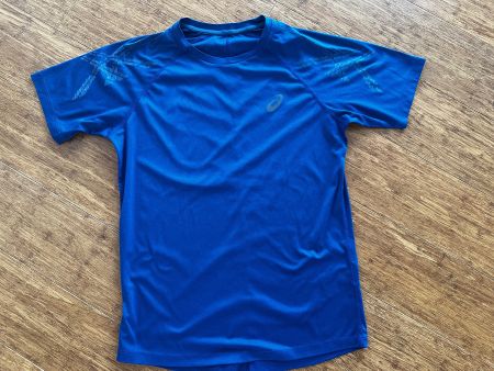 Asics Sport T-Shirt kurzarm blau, Grösse M