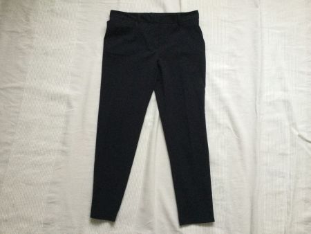 Schwarz-nachtblaue Hose Zara  36 - pantalon Noir-bleu nuit