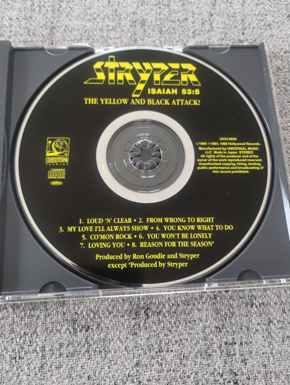 CD: Stryper " The Yellow and black Attack!" – Nuovo (secondo la descrizione) da Lausanne venduto da Martinucci 2