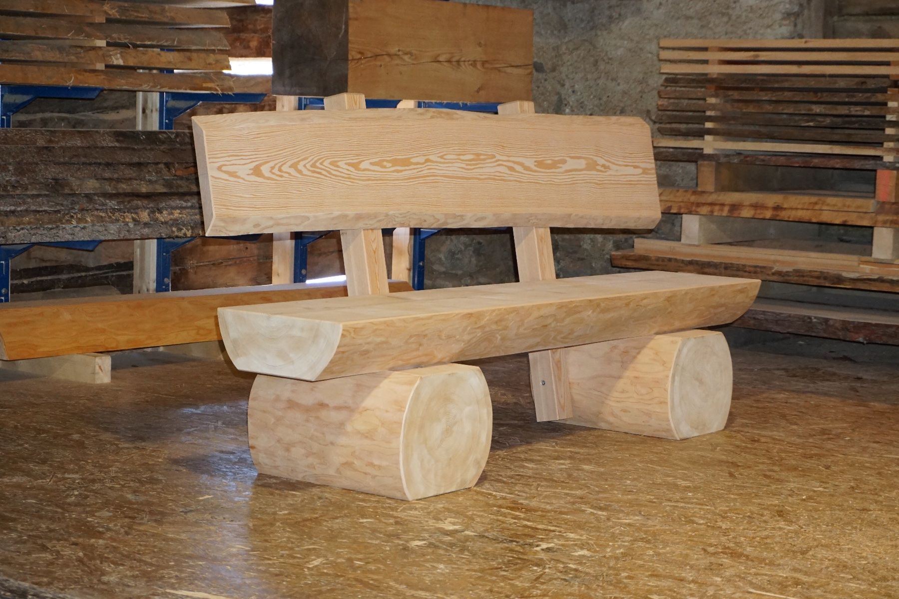 Panchine: Sitzbank Salegn aus Lärche – Nuovo e nell'imballaggio originale da Lohn GR venduto da Nilo87 2