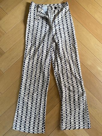 Pantalon à motif rétro - Taille S, Shein