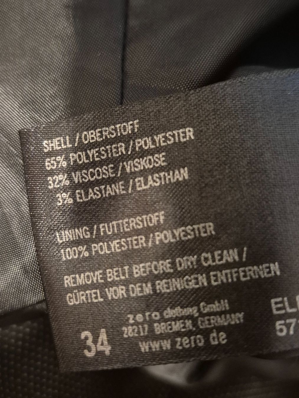 Vestiti: ZERO   business etui kleid  Grösse 34 – Usato da Niederweningen venduto da Obson 5