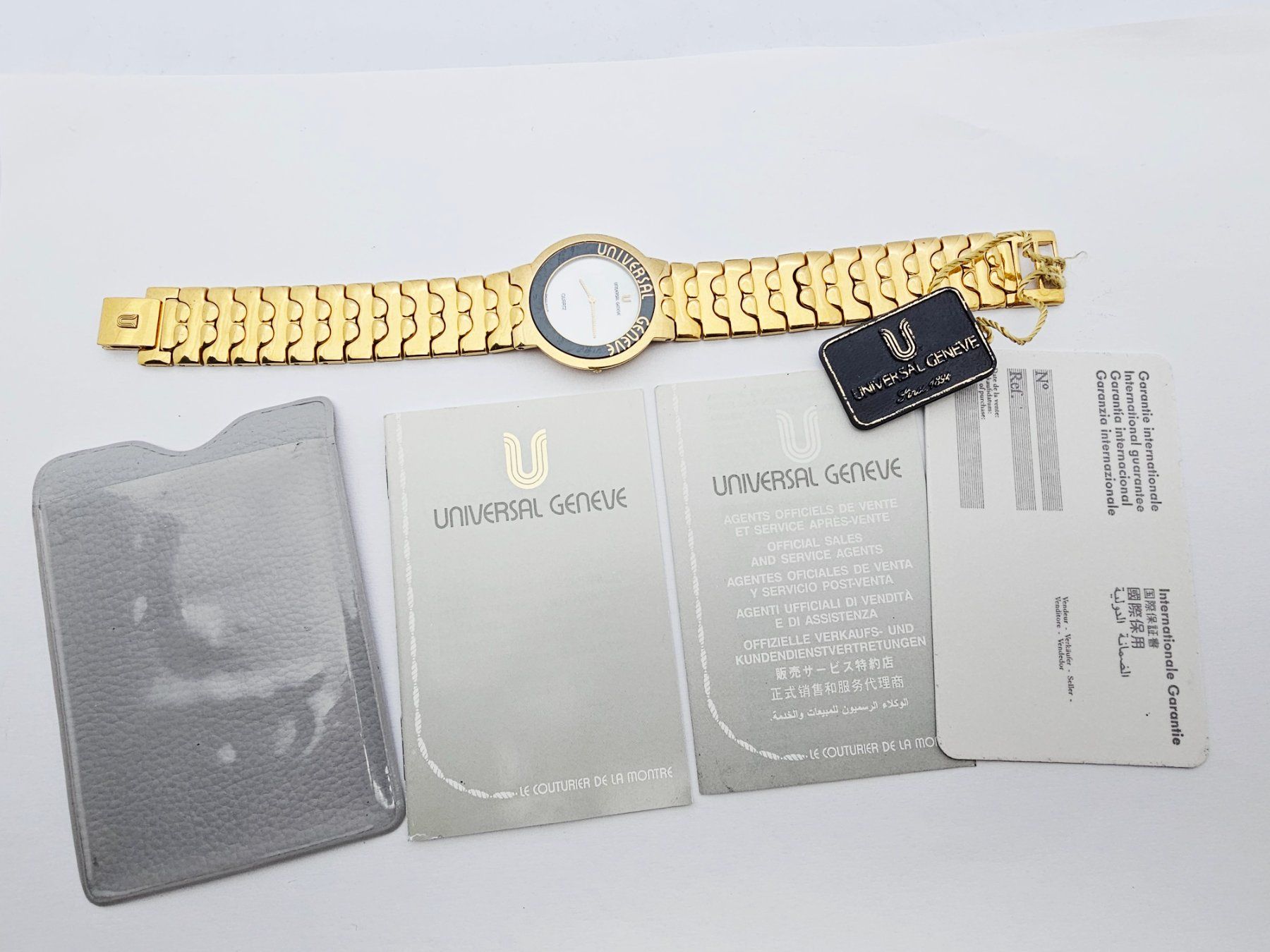 Orologi: Universal Geneve Quarz Armbanduhr NOS – Usato da Bassersdorf venduto da AnkerWatch 5
