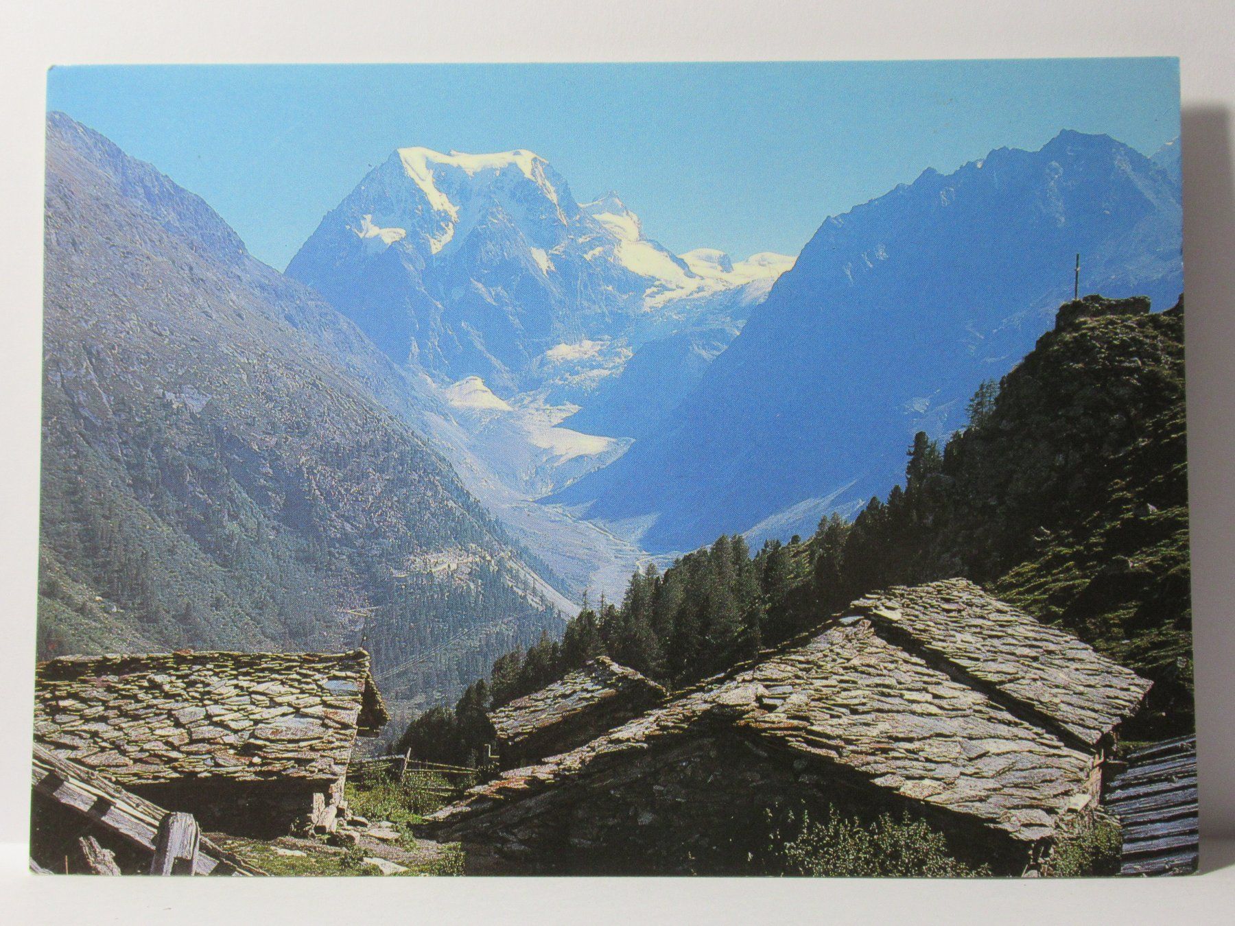 Cartoline postali: Le Mont Collon vu de Pra Gra – Usato da Grenchen venduto da frechri