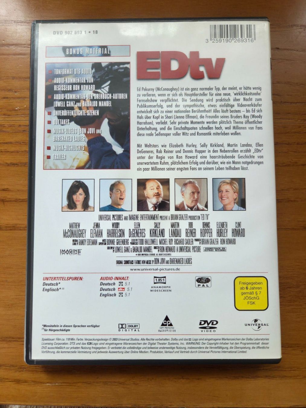 Tutti i DVDs: EDtv – Usato da Aldesago venduto da lusuardi 1