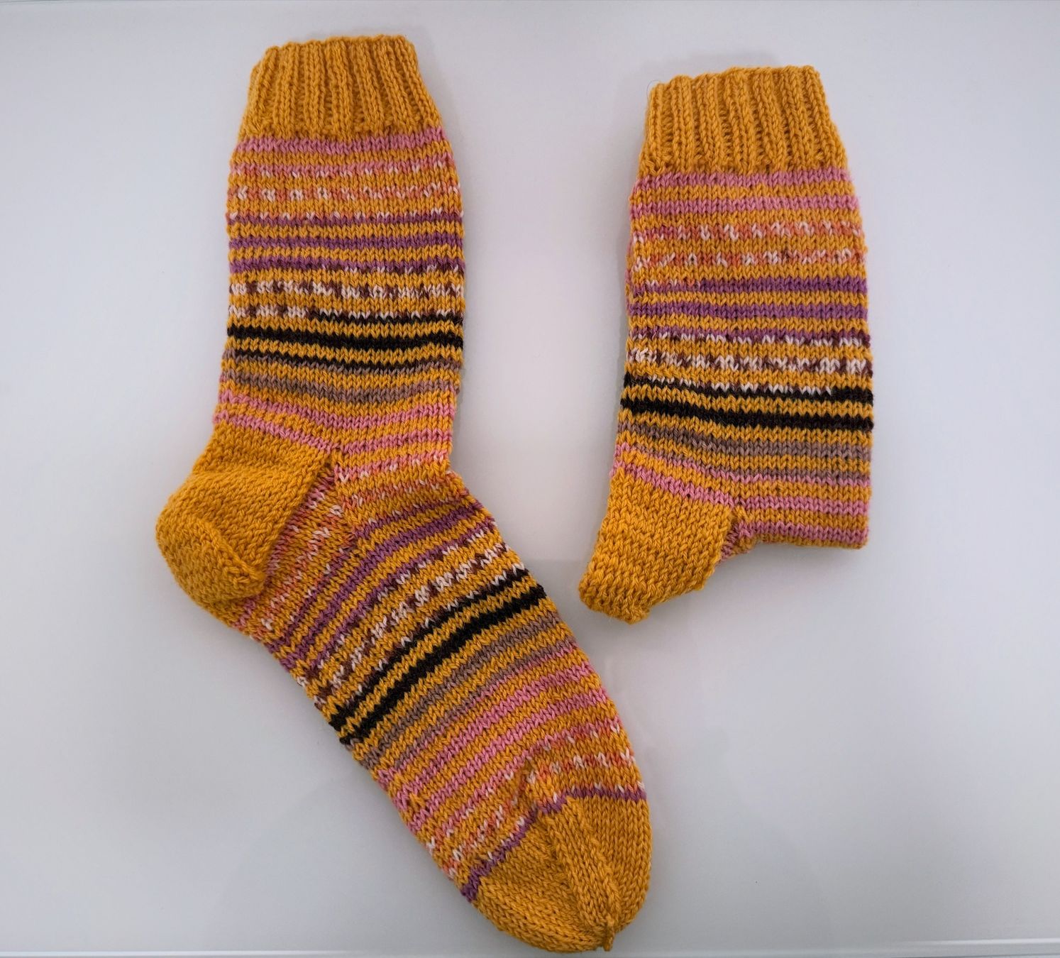 Calze: Socken Grösse 38/39 handgestrickt – Nuovo e nell'imballaggio originale da Bichelsee venduto da straub87 1