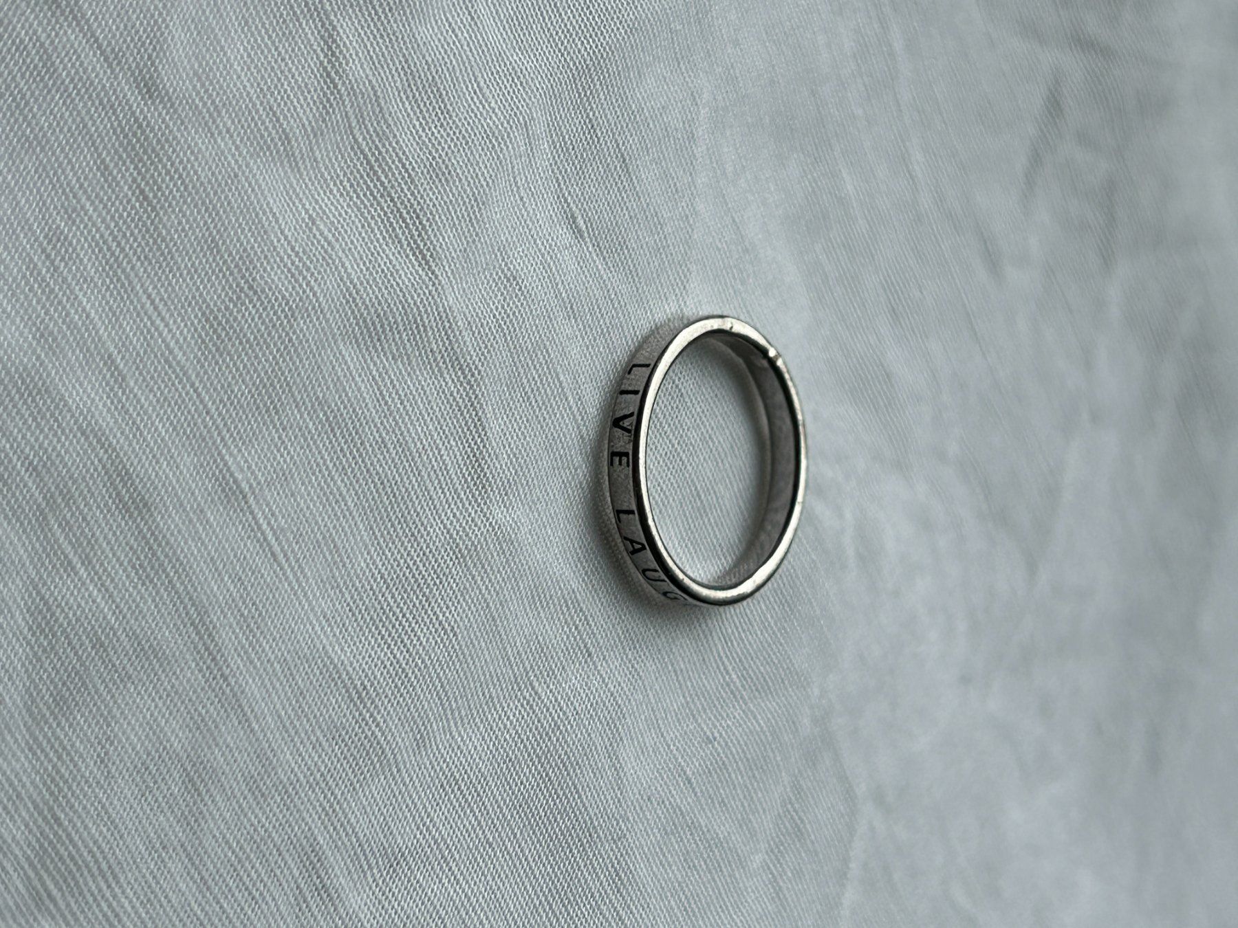 Anelli: Ring silber Live Laugh Love – Usato da Vaduz venduto da vogt-mettler 1