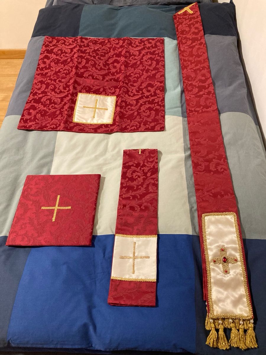 Tutte le decorazioni: Casula / Messgewand / Kasel / Chasuble – Nuovo e nell'imballaggio originale da Carabbia venduto da DidierBaccianti 2