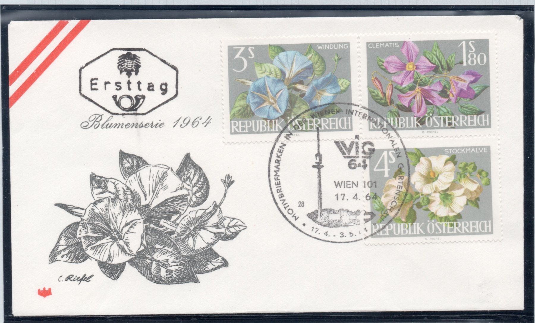Tutti i francobolli: 1964 INTERNATIONALE GARTENSCHAU  & 2 FDC – Usato da Basel venduto da Ammedysli49 2