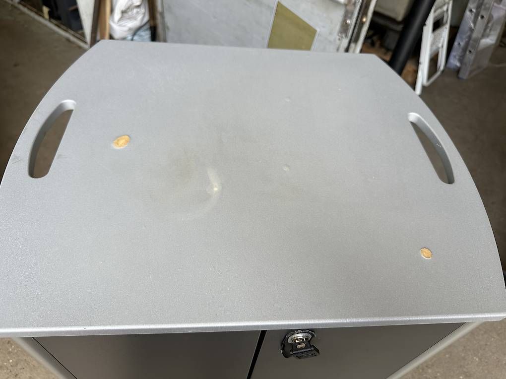 Korpus: Rollcontainer bzw. mobiler PC-Pult, B: 50, T: 48, H: 113cm – Gebraucht aus Necker von liq24 1