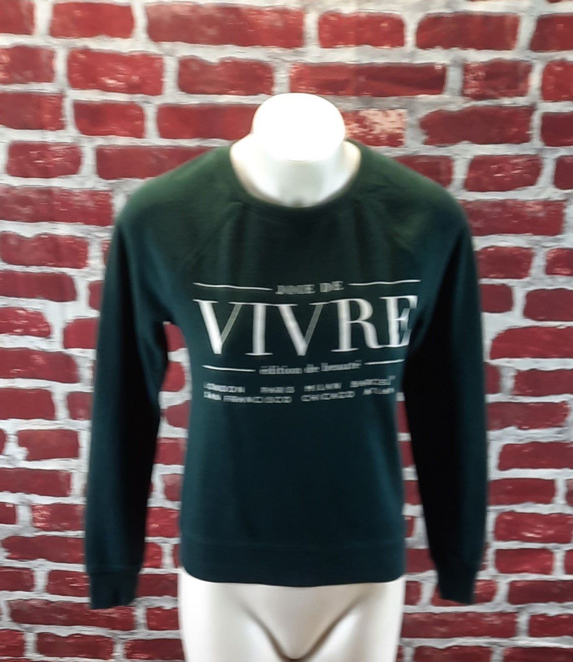 Maglioni & Felpe: AMISU Damen Pullover Mit Text Grün Gr.XS – Nuovo (secondo la descrizione) da Seuzach venduto da VT-Collections2 4