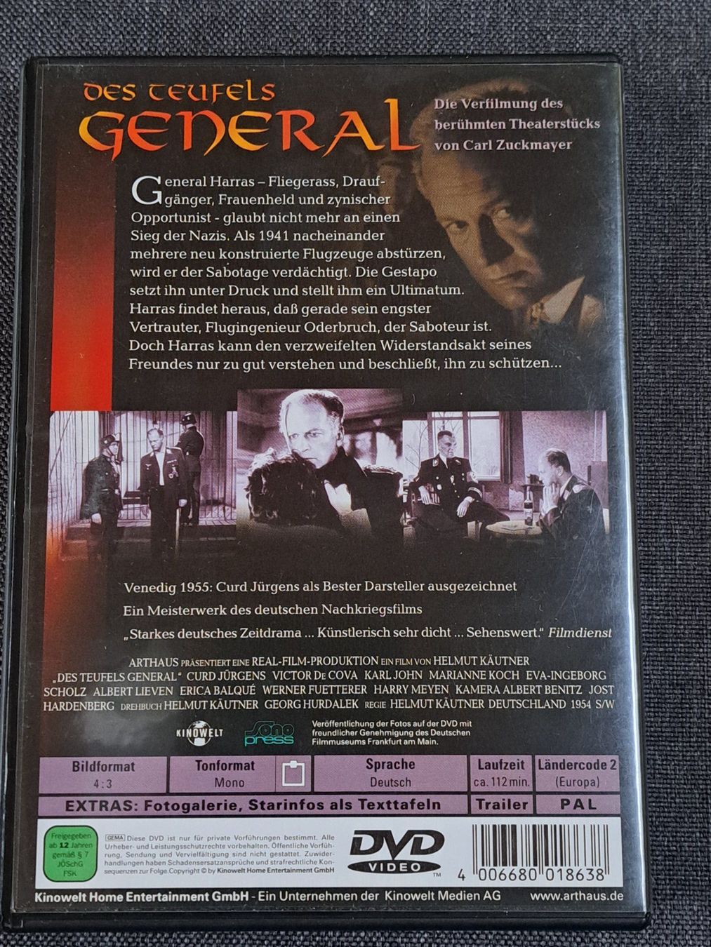 Alle DVDs: DVD Des Teufels General, Arthaus Edition, 1955 – Neu (gemäss Beschreibung) aus Unterseen von Kanica 1