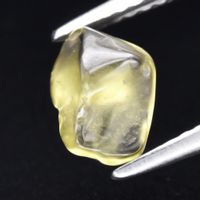 VRAI SI1 1.57ct Saphir gelb Madagaskar Natur Edelstein