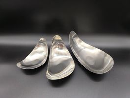 Georg Jensen Denmark "Leaf" Servierschalen 3er Set Vintage
