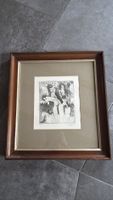 Radierung 2/40 signiert 1975 gerahmt Kunst Druck