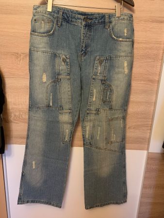 Patchwork Herren Jeans.