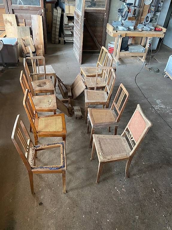 Sedie: Lot de chaisses. En bois – Usato da Les Vieux-Prés venduto da PX132 4