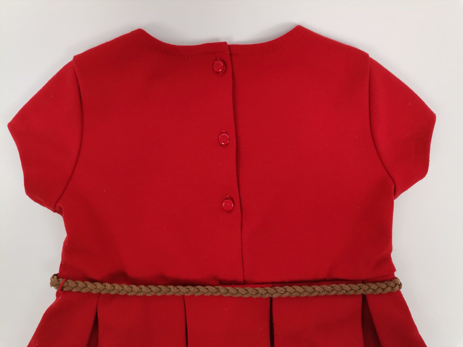 Ralph Lauren Kleider & Röcke: RALPH LAUREN Mädchen Kleid Rot mit Gürtel – Gebraucht aus Schaffhausen von Restwert_SH 3