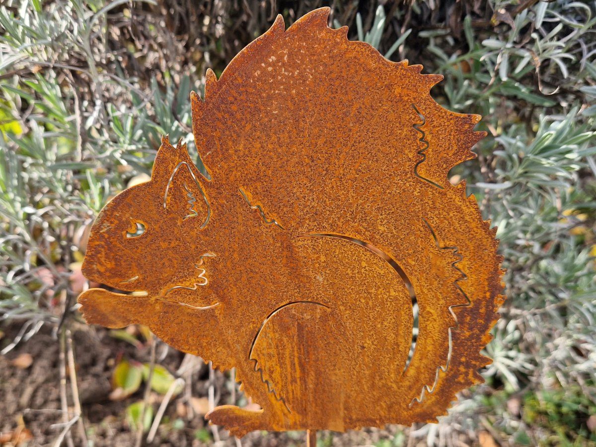 Tutte le decorazioni: Eichhörnchen Rost buschig 60cm – Nuovo e nell'imballaggio originale da Matzendorf venduto da Gartendeko-Shop 2