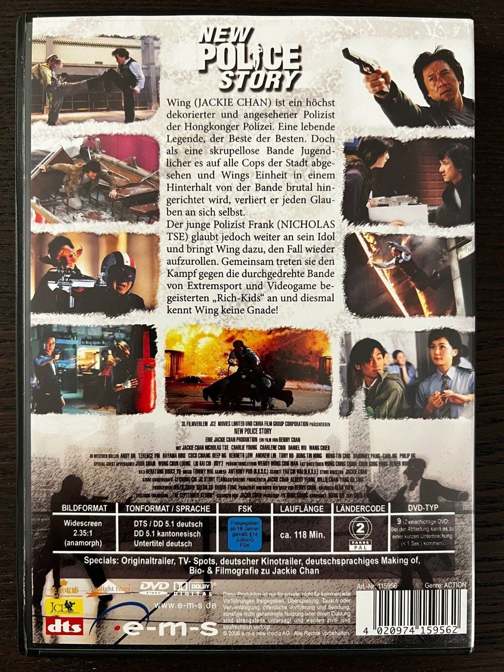 Alle DVDs: New Police Story – Gebraucht aus Zürich von FilmFreunde 1