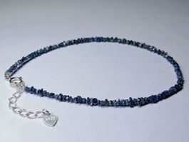 Armband mit natürlichen blauen Roh-Diamanten