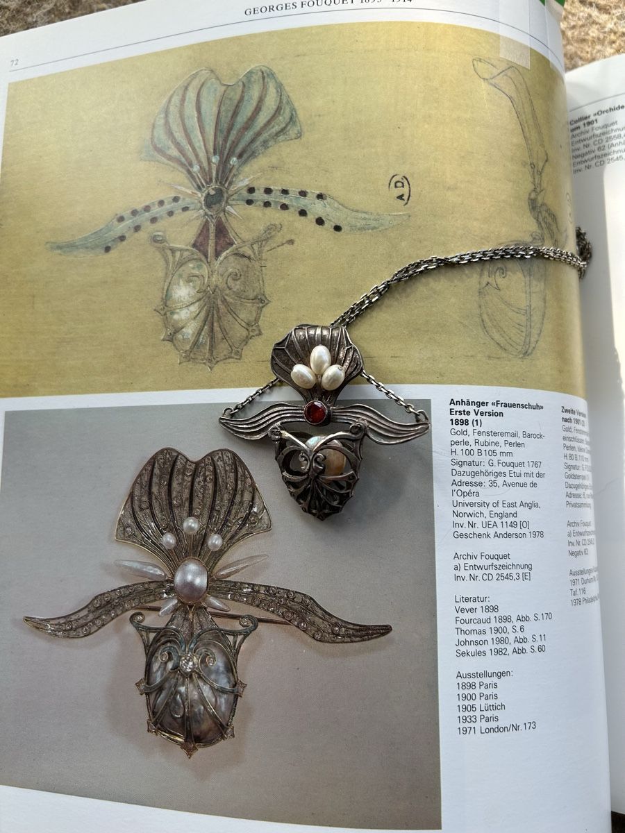 Catenine: Art Nouveau Kette Silber Blume – Nuovo (secondo la descrizione) da Birsfelden venduto da Exclusivity 5