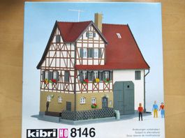 Fachwerkhaus mit Scheune, Bausatz von Kibri H0, Fabrikneu