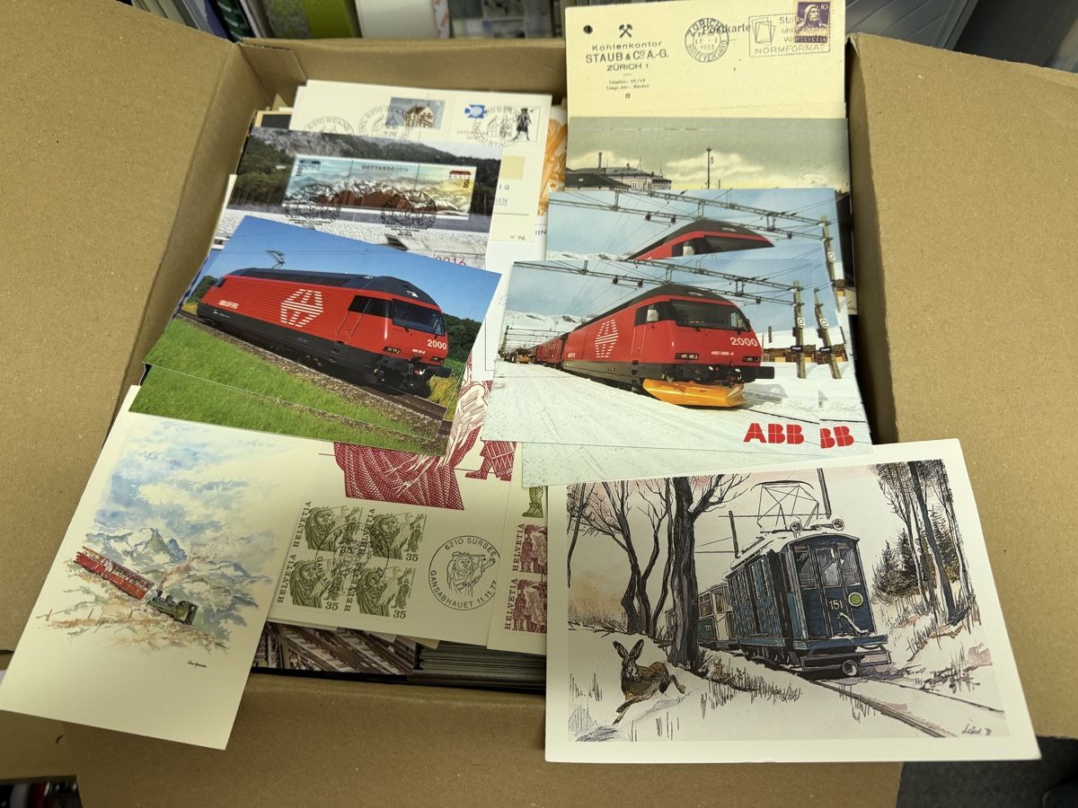 Cartoline postali: Karton mit Ansichts /Post und Maximumkarten ab Alt – Usato da Murgenthal venduto da Tina_4055 5