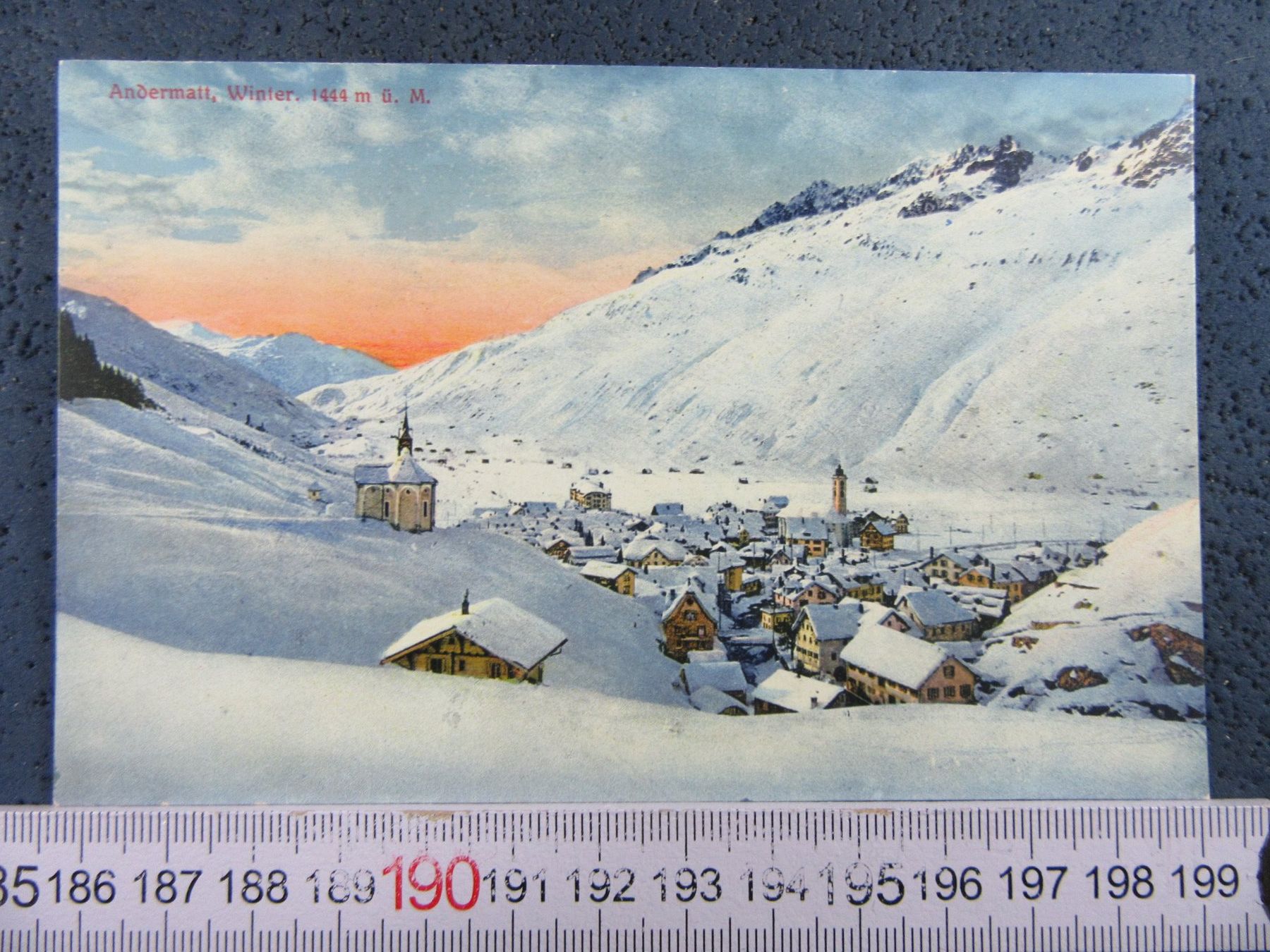 Cartoline postali: ANDERMATT URI AK WINTER SCHNEE – Usato da Ettingen venduto da Hausi4711
