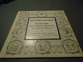 Schallplatte Mendelssohn Concerto, in E Minor, Opus 64