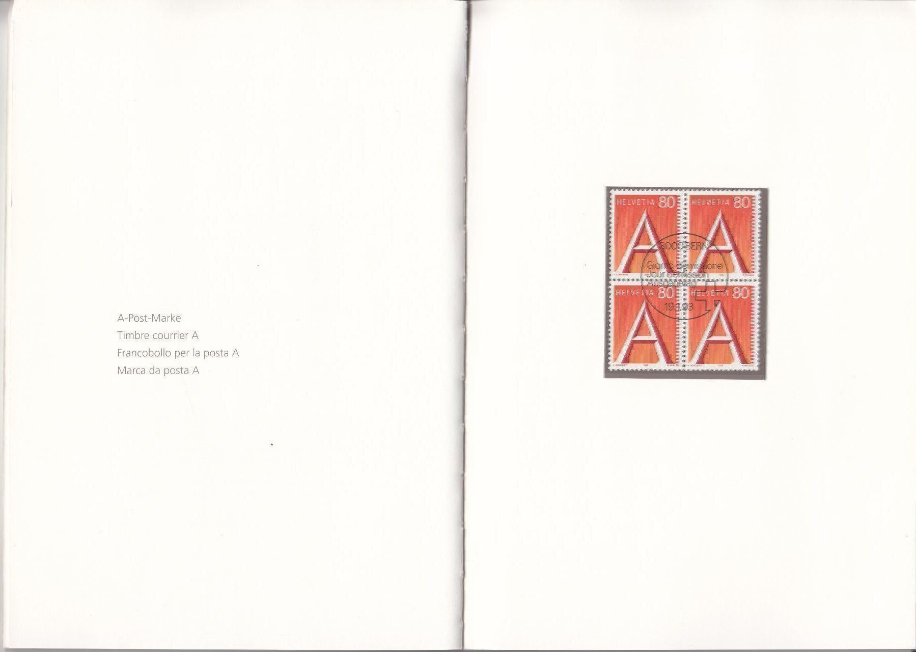 Tutti i francobolli: Die Briefmarken der Schweiz 1993, VB ET – Usato da Bürglen TG venduto da StampGraf 3