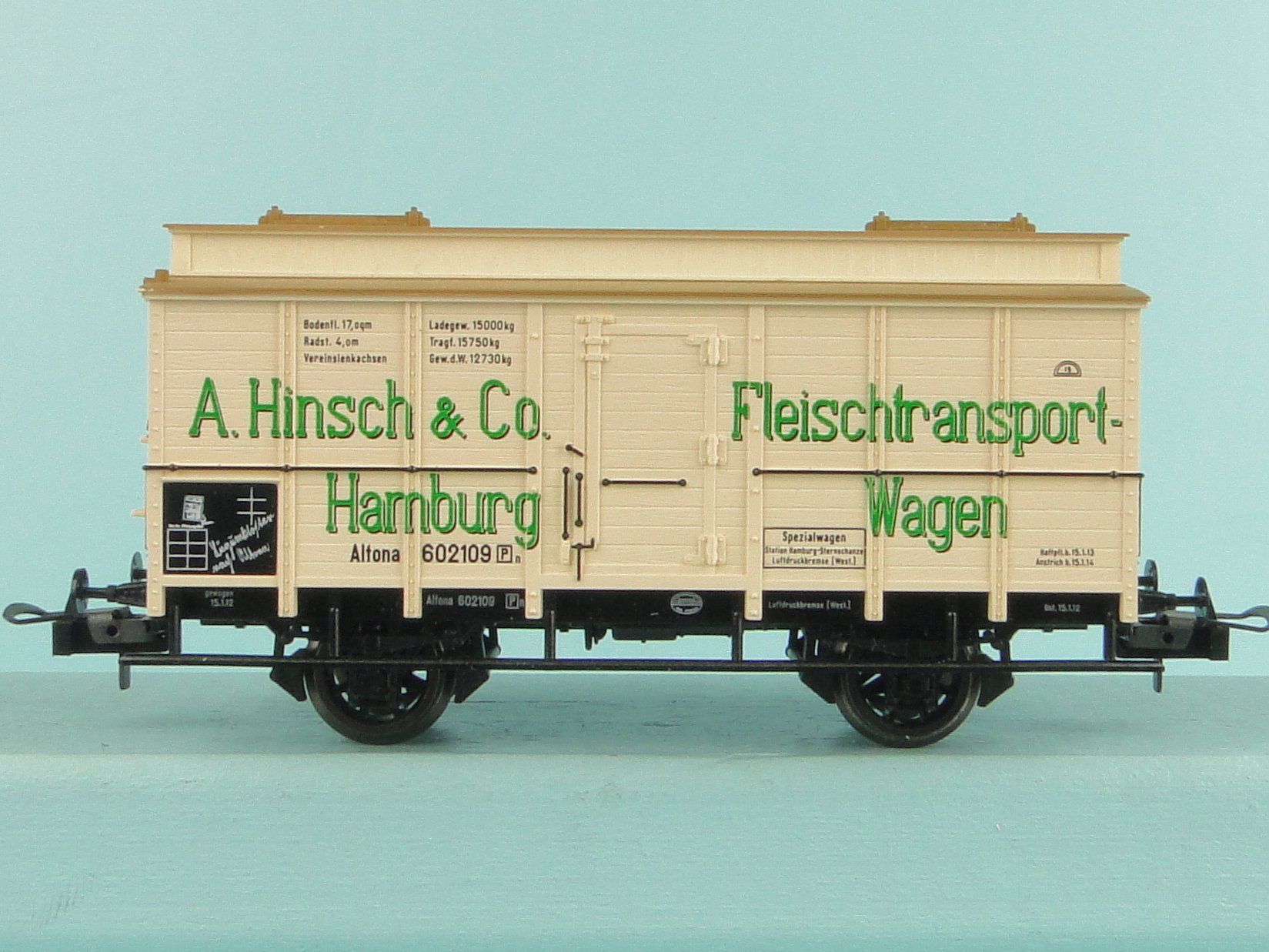 Trix Modellini di ferrovie: Trix H0 23538 Güterwagen Hinsch & Co – Usato da Bülach venduto da cann11 4