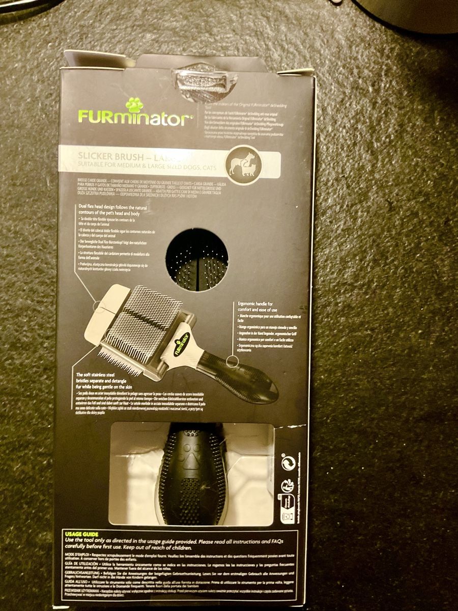 Prodotti per la cura & articoli per la pulizia: FURminator  Hunde -  / Katzenbürste – Nuovo e nell'imballaggio originale da Fribourg venduto da SL1966 1