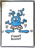 Keith Haring - Funny Bunny - Offset-Lithografie