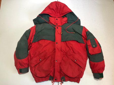 Vintage 80s Winterjacke gefüllt mit Federn Gr. M