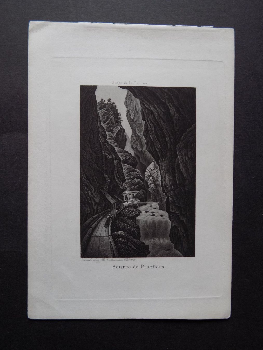 Gravures: Source de Pfäfers von Dikenmann – D'occasion à Risch par Rischli15