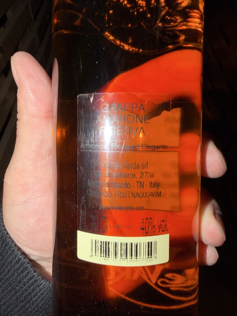 Bevande alcoliche: Duo Grappa Villa de Varda Moscato Riserva & Amarone Riserva – Nuovo e nell'imballaggio originale da Sierre venduto da Patoche19 7