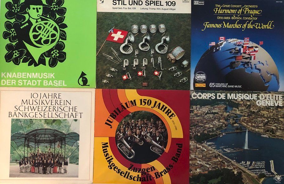 Vinyles: 6x LPs Blasmusik – D'occasion à Grüningen par azulmarron