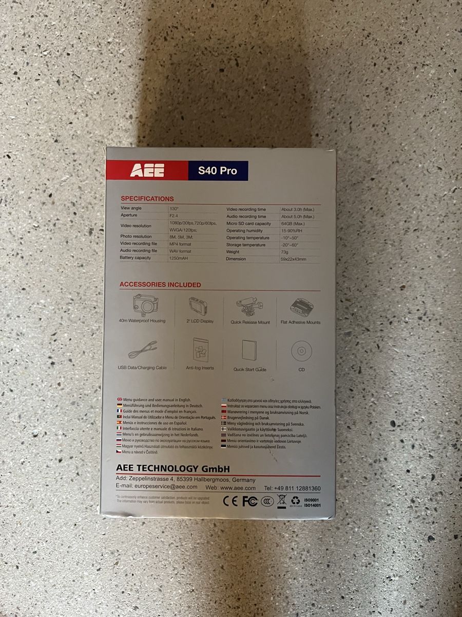 Action Cam: Action Kamera - AEE S40 Pro – Nuovo e nell'imballaggio originale da Basel venduto da lolixyz 4