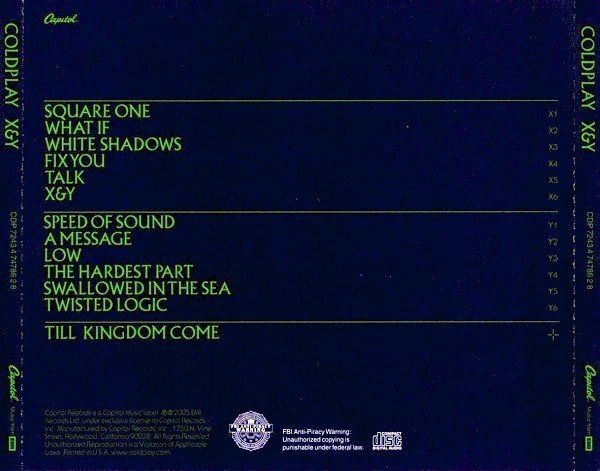 CDs: Coldplay – X&Y – Gebraucht aus St.Gallen von jalamusic 1