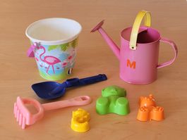 Sandsachen Sandspielzeug Sändelisachen Sandkasten Set Pink