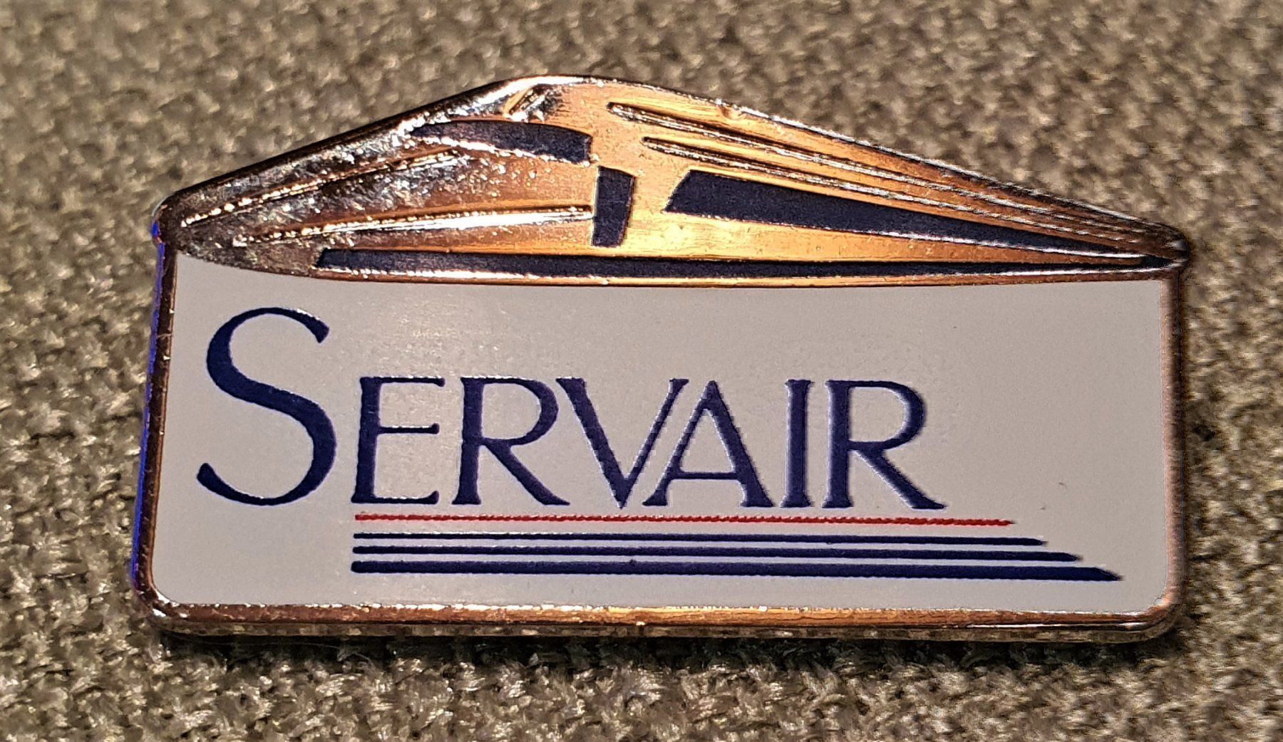 Placchette & Badge: B126 - Pin TGV SERVAIR Zug Train – Usato da Reinach BL venduto da Boston-Verkauf